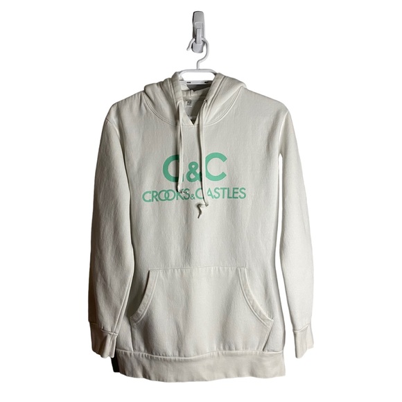 Crooks & Castles Men's White Graphic Sweatshirt Hoodie - Picture 1 of 11